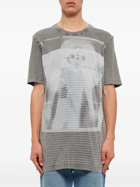 11 By Boris Bidjan Saberi dye-pattern graphic-print t-shirt
