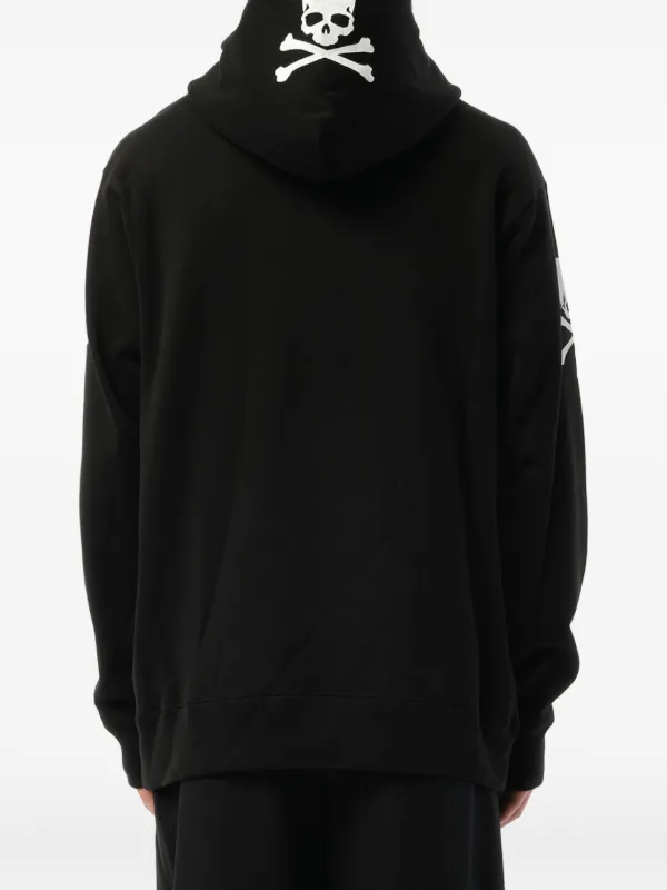 Mastermind Japan skull-print Drawstring Hoodie | Black | FARFETCH