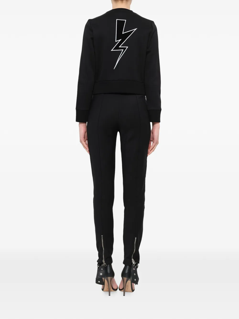 Neil Barrett Sweater met print Zwart