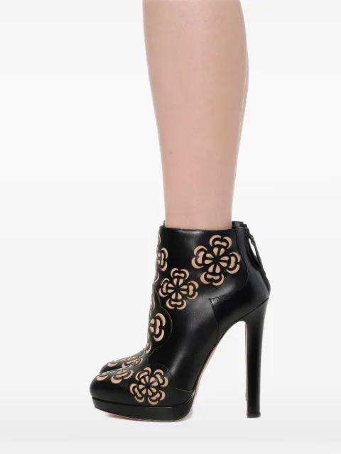 Alexander McQueen cut-out ankle boots
