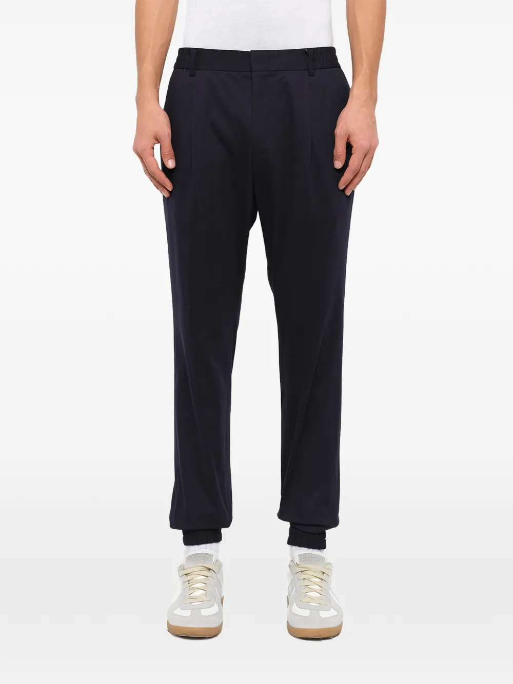 Juun.J pleated-detail track pants - Nero