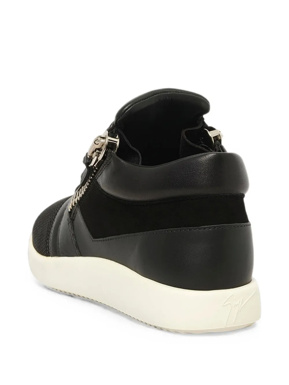Giuseppe Zanotti Megatron zip-detail sneakers Zwart