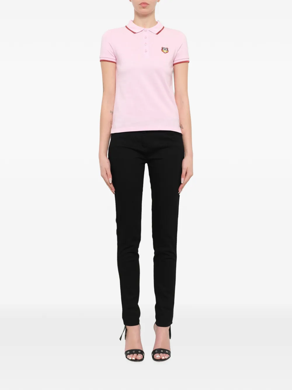 Kenzo Tiger polo shirt Roze