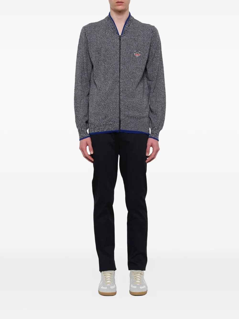 Kenzo Tiger vest met rits Grijs