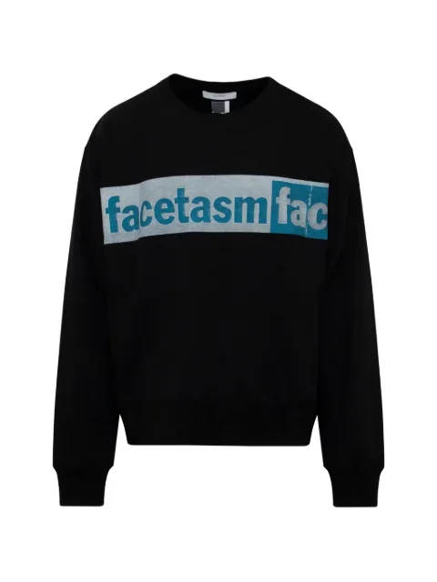 Facetasm logo-print sweater