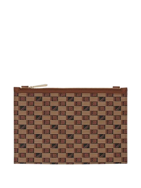 Moreau PM Saint Multiple monogram-pattern clutch