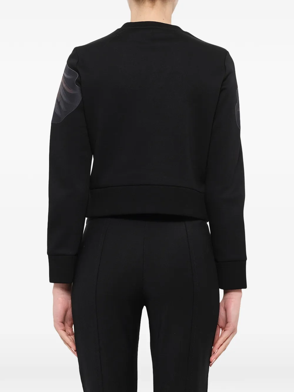 Neil Barrett Sweater met adelaarprint Zwart