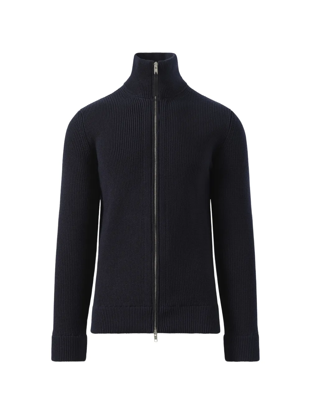 Maison Margiela English-rib zip cardigan - Blue
