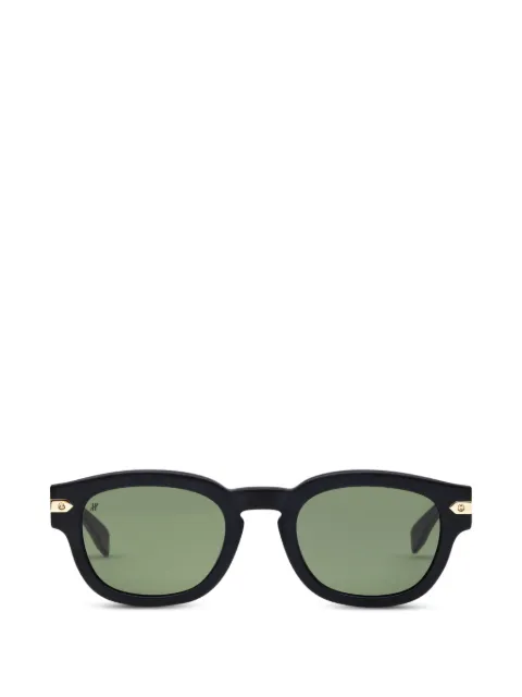 Hublot Eyewear matte-finish round-frame sunglasses