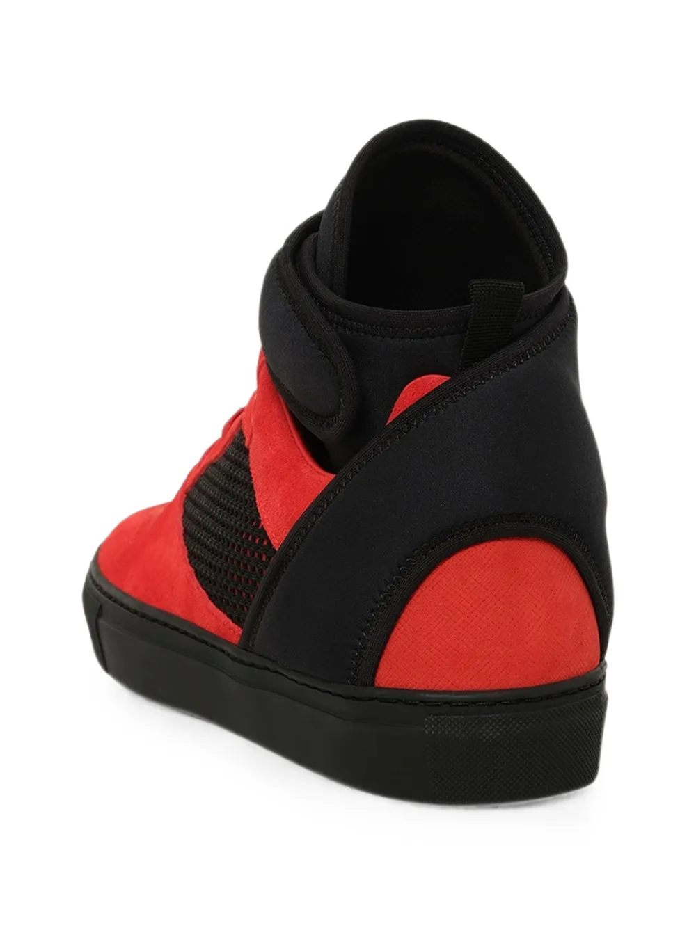 Balenciaga panelled touch-strap sneakers Rood