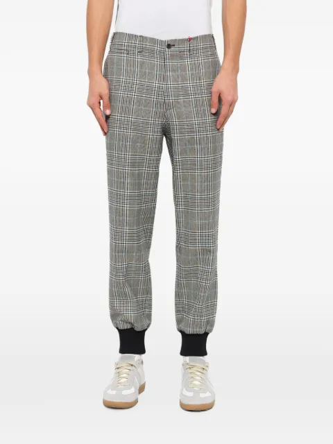 Alexander McQueen Prince of Wales check track pants