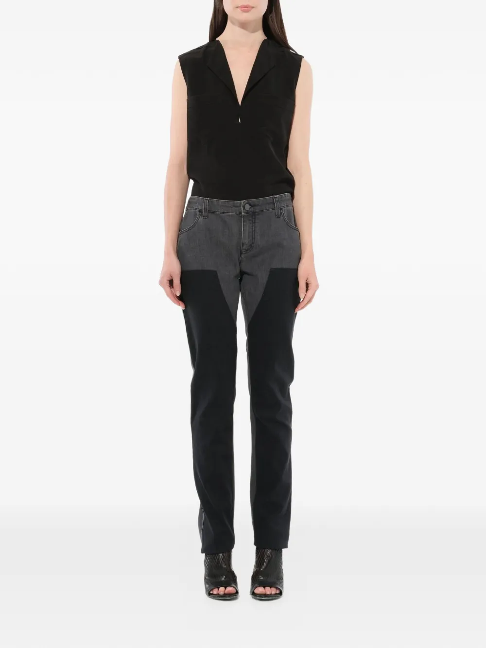 Givenchy Jeans met vlakken Grijs
