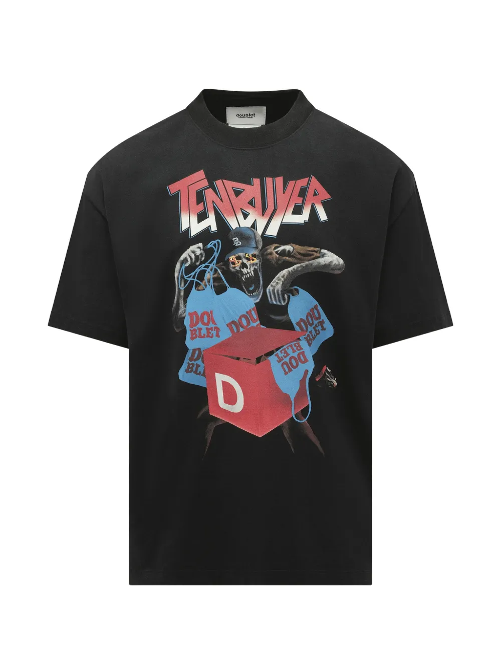 Doublet Tenbuyer graphic-print T-shirt - Nero