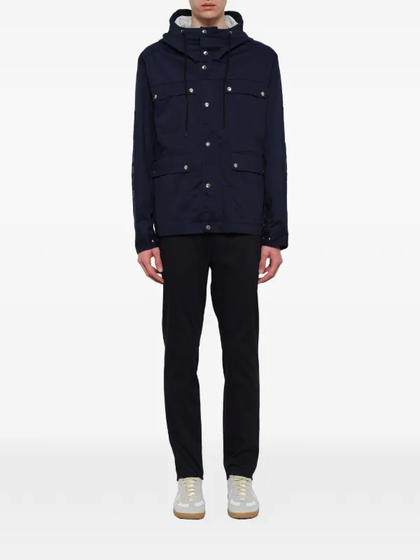 Kenzo Paris logo-print Parka | Blue | FARFETCH AU