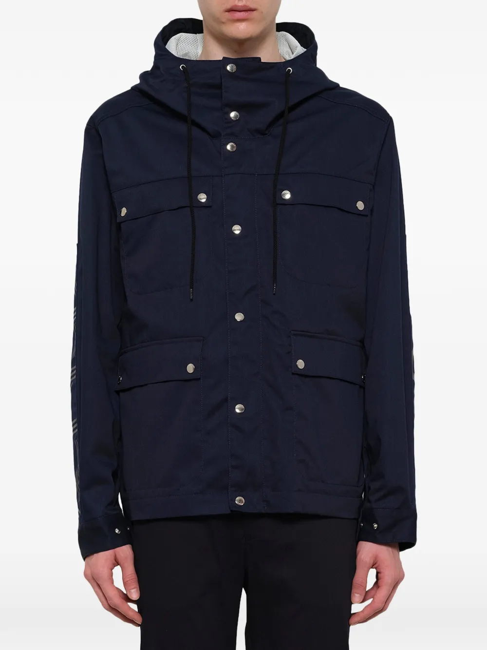 Kenzo Paris logo-print parka - Blu