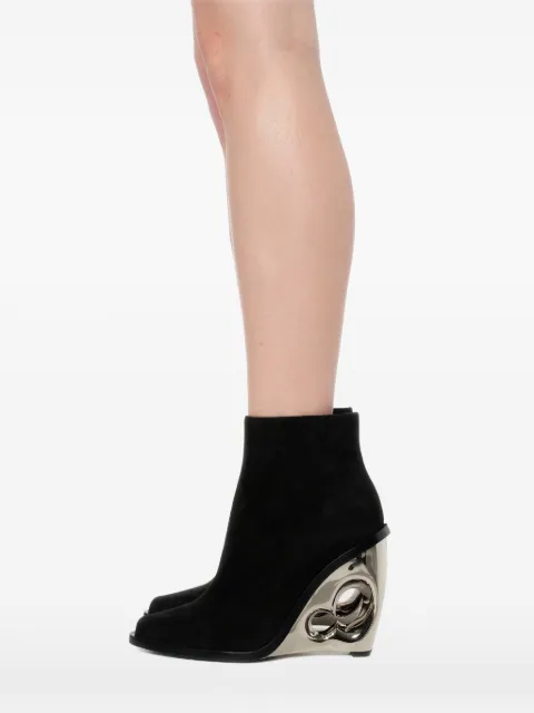 Alexander McQueen sculptural-heel ankle boots