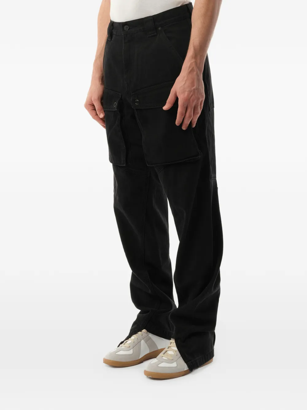  Off-white Vaqueros Con Múltiples Bolsillos - Negro 