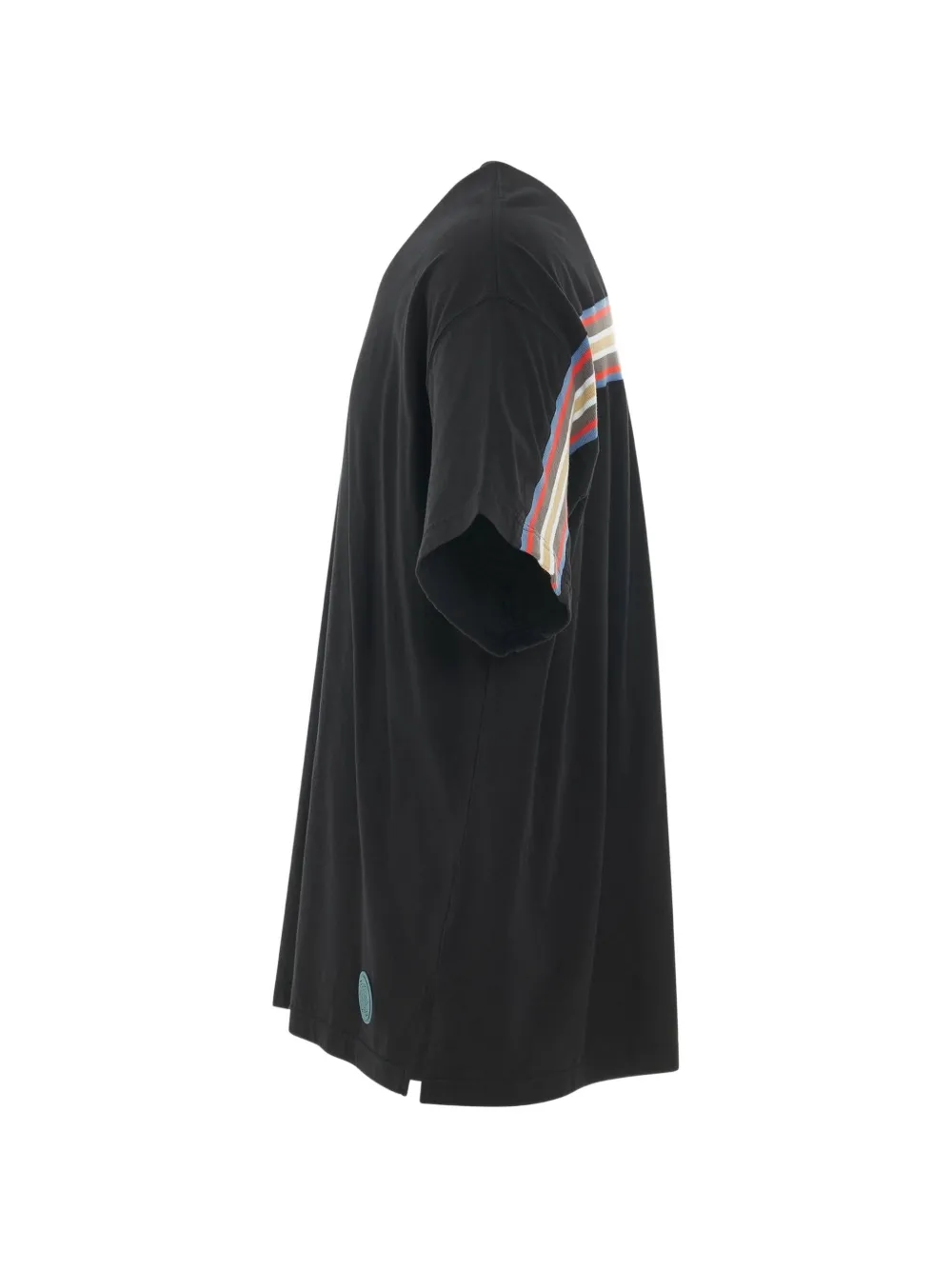 トップス FACETASM ASYMMETRICAL LAYERED RIB LONG T Facetasm Rib Big T-shirt | Black | FARFETCH