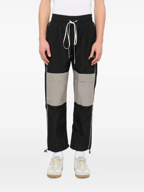 Daniel Patrick colour-block parachute track pants