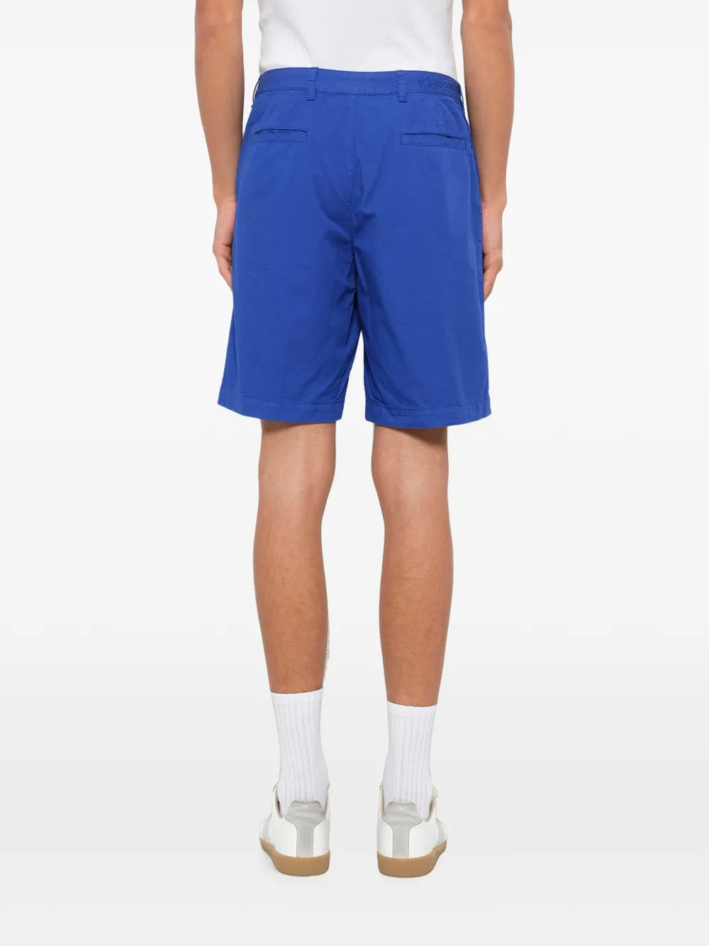 Kenzo Shorts met geborduurd logo Blauw