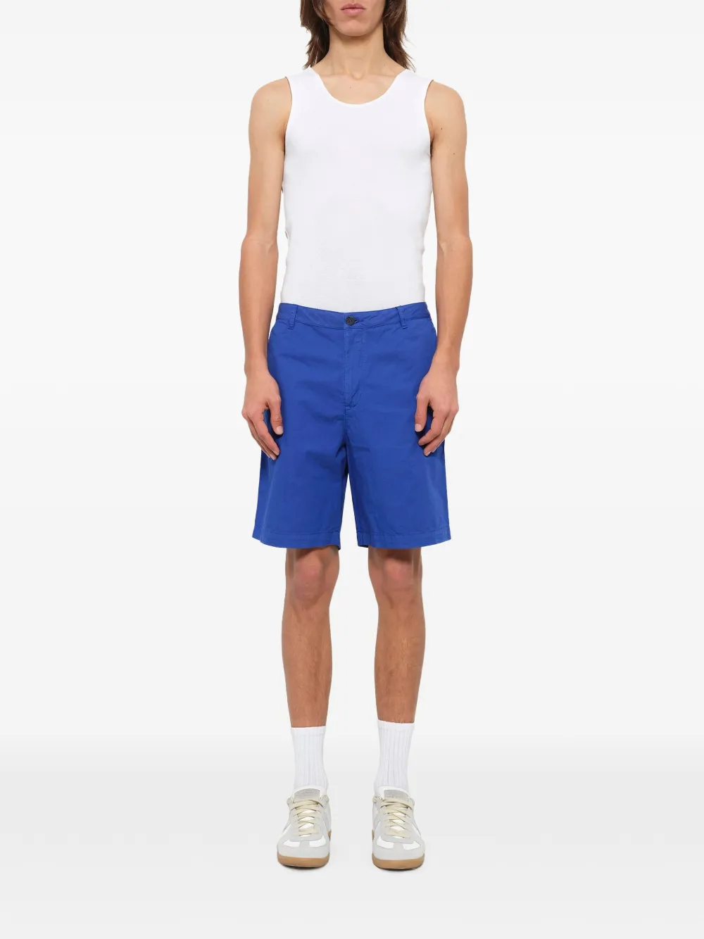 Kenzo Shorts met geborduurd logo Blauw