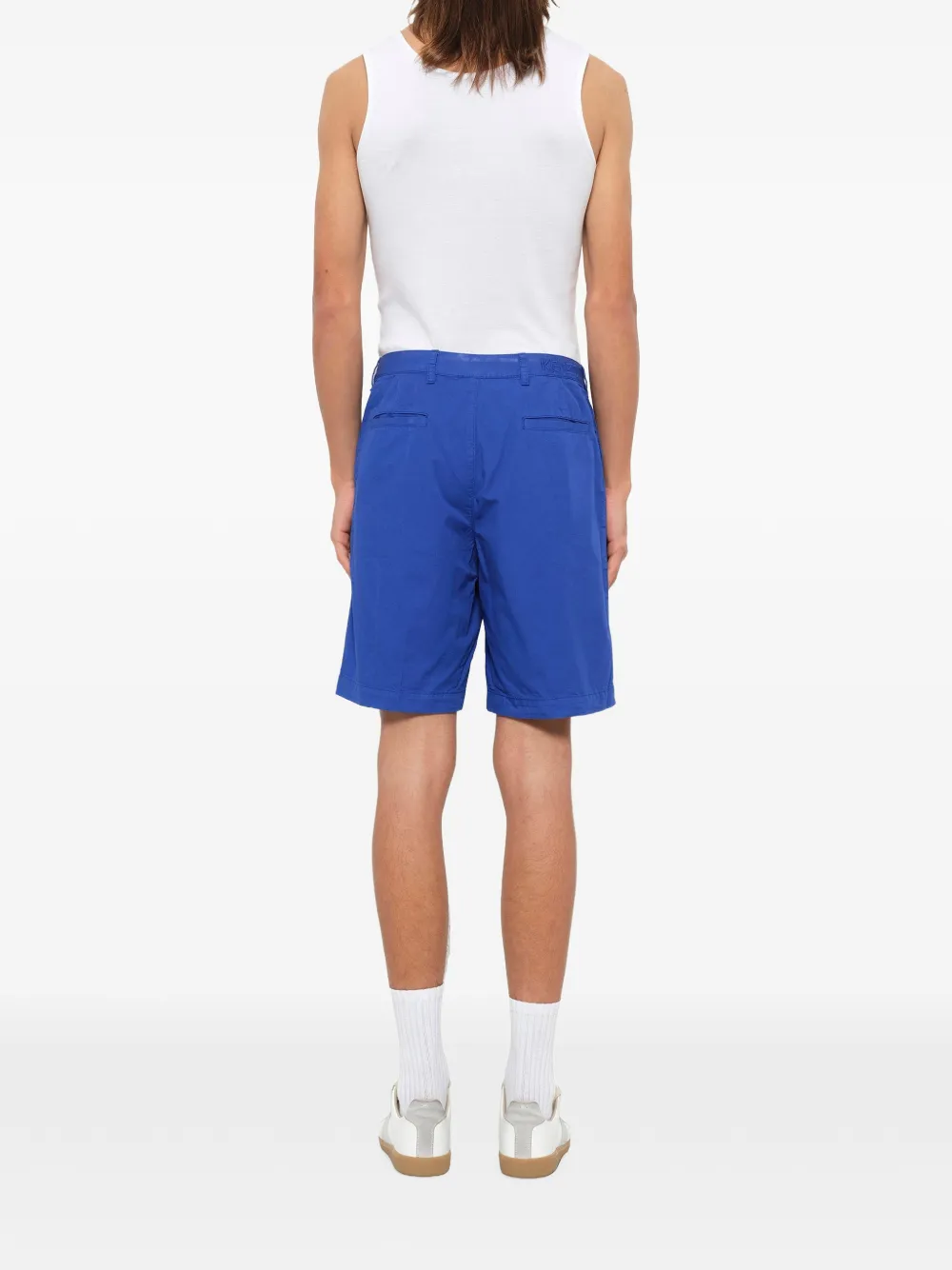 Kenzo Shorts met geborduurd logo Blauw