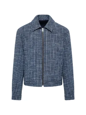 Three-button Check Jacket
