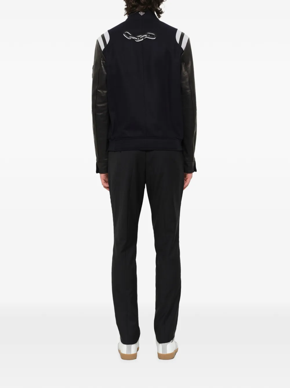 Lanvin Honkbaljack met vlakken Blauw