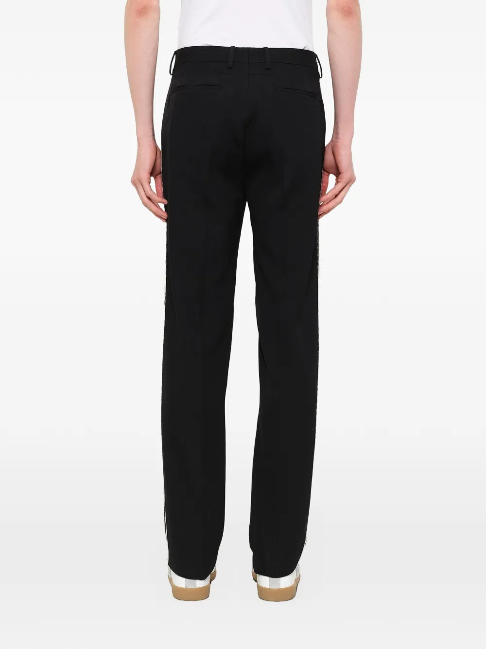 Givenchy Pantalon met rits aan de zijkant Zwart