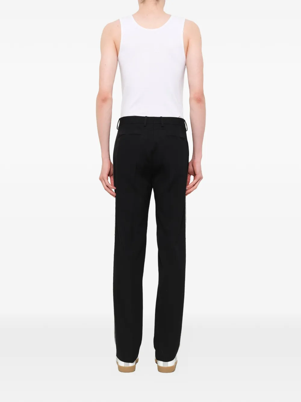 Givenchy Pantalon met rits aan de zijkant Zwart