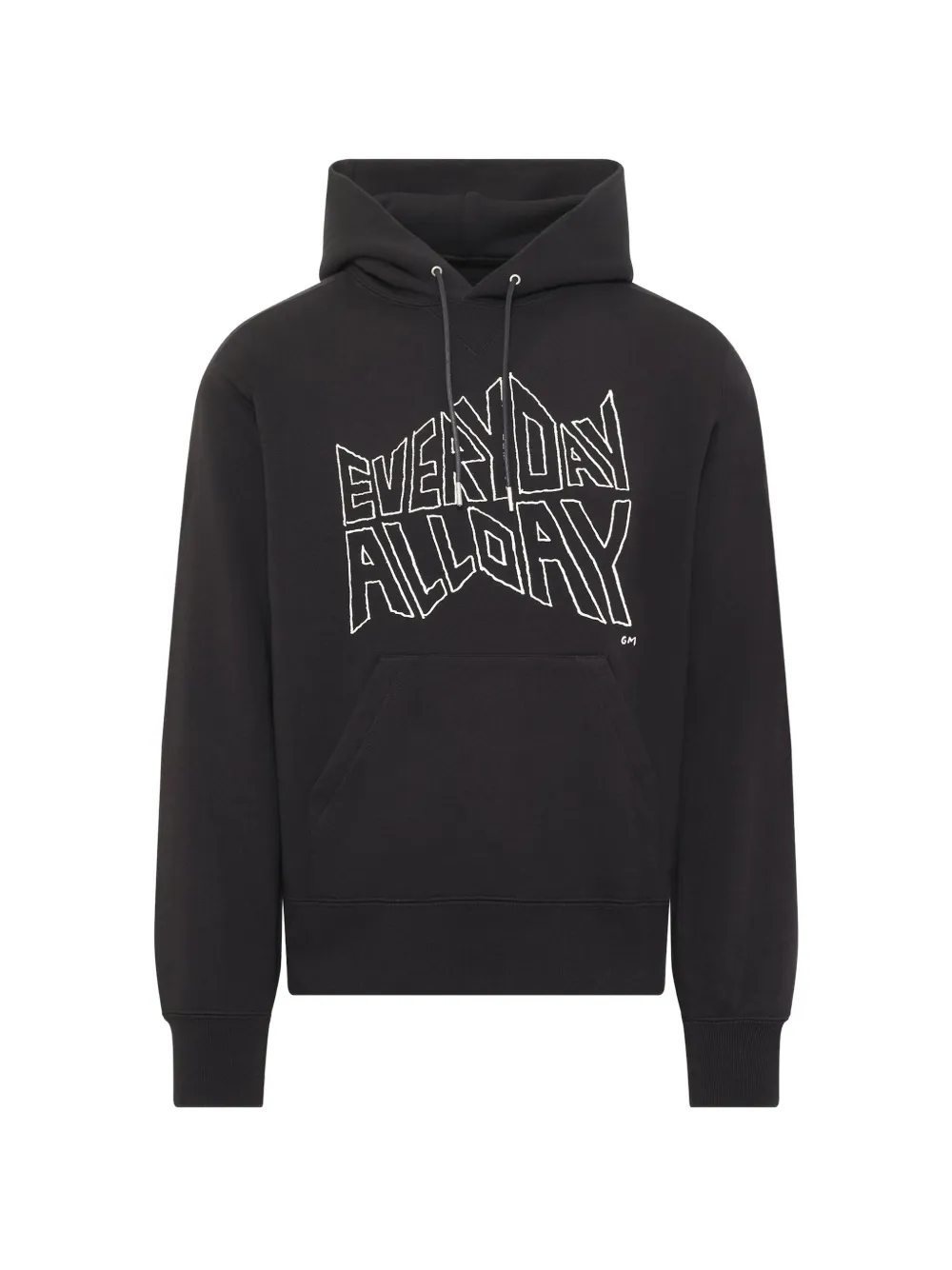 sacai x Geoff McFetridge print hoodie - Schwarz