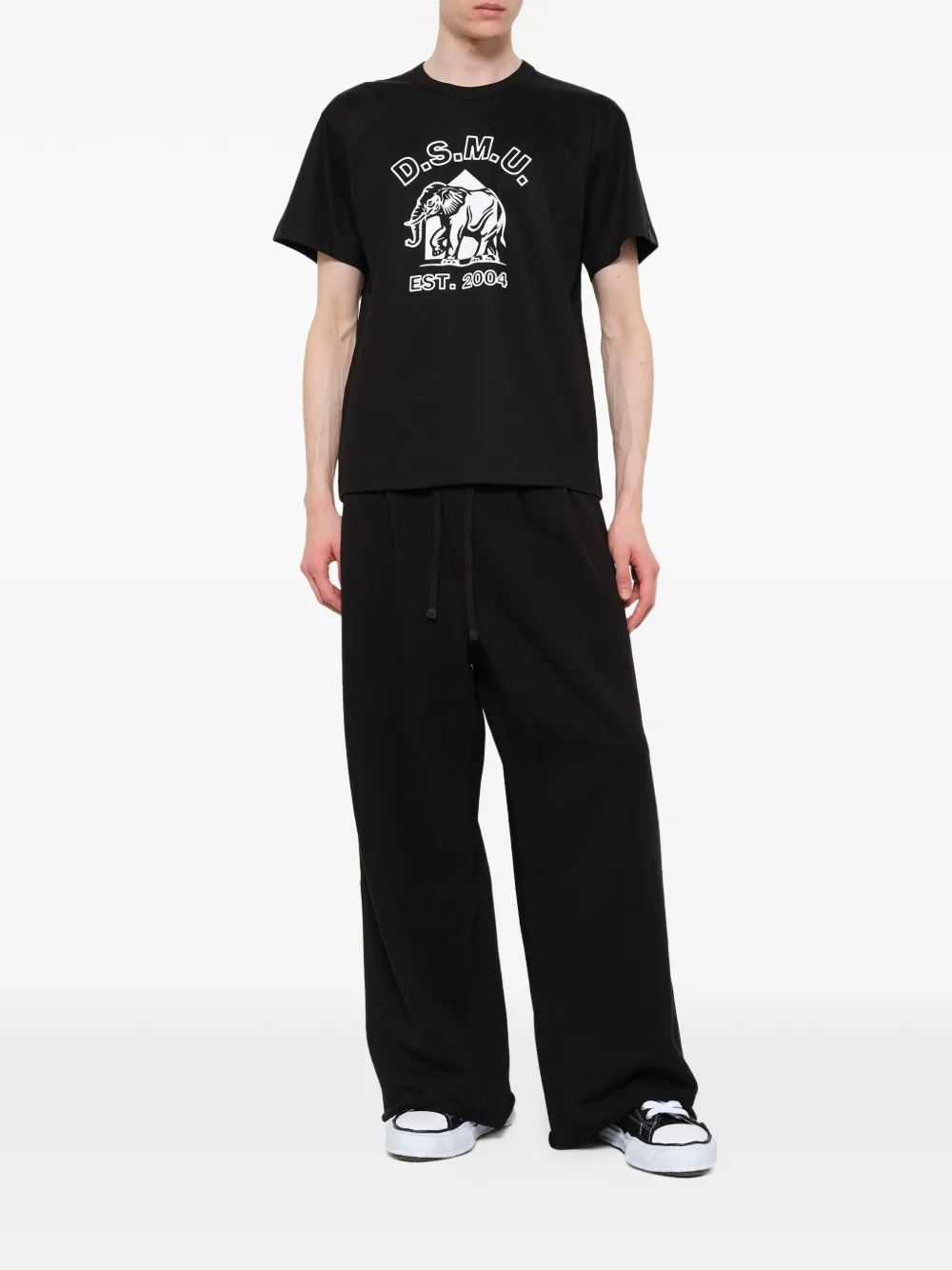 Dover Street Market D.S.M.U T-shirt met grafische print Zwart