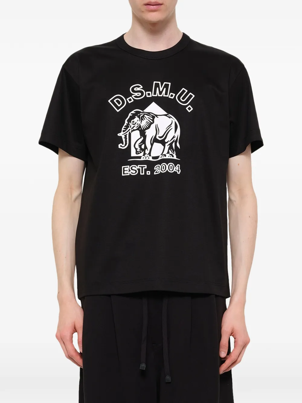 Dover Street Market D.S.M.U T-shirt met grafische print Zwart