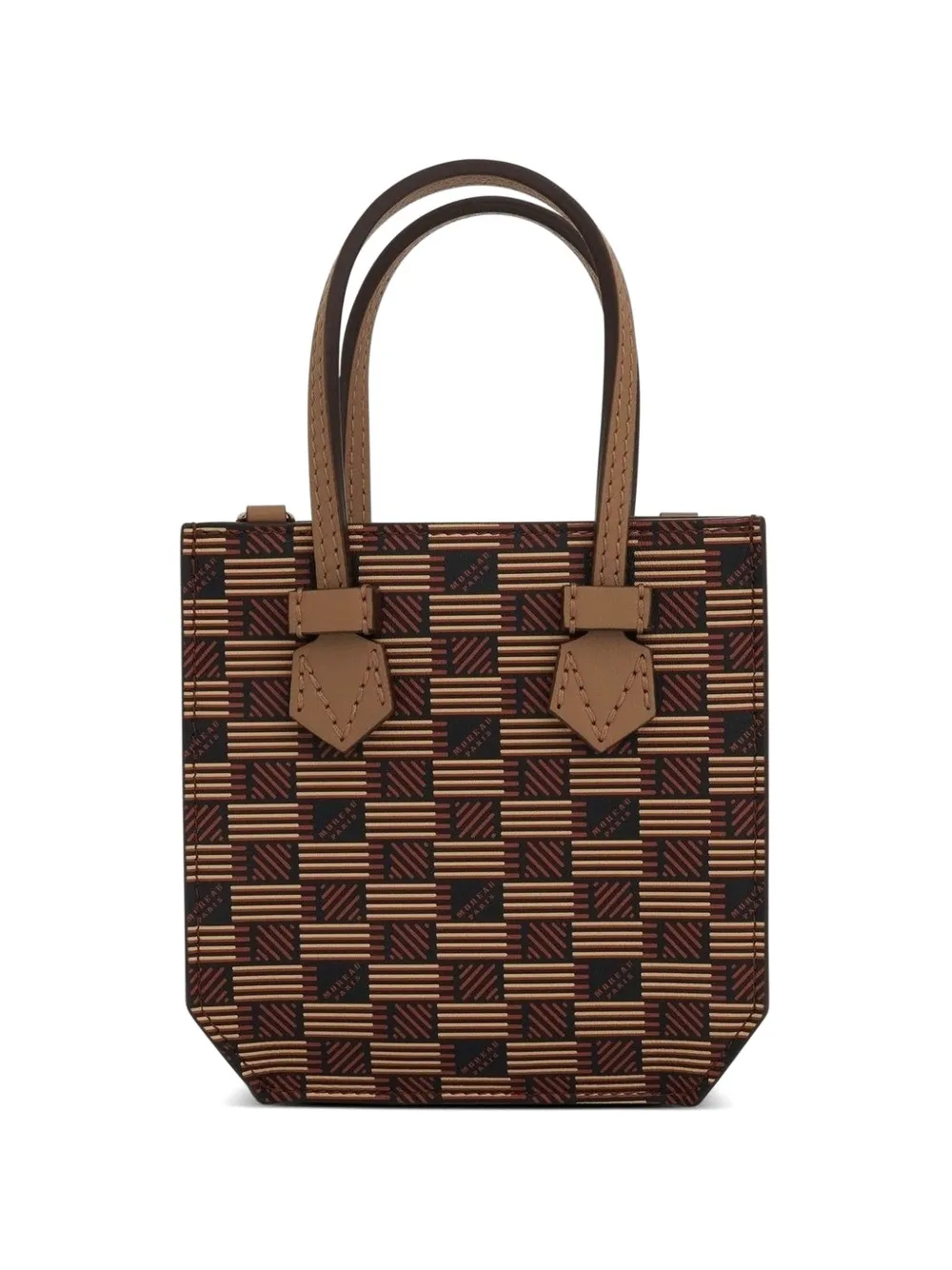 Moreau BB Bregancon monogram-motif leather tote bag