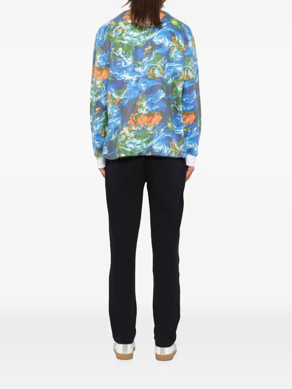 Kenzo Sweater met logoprint Blauw