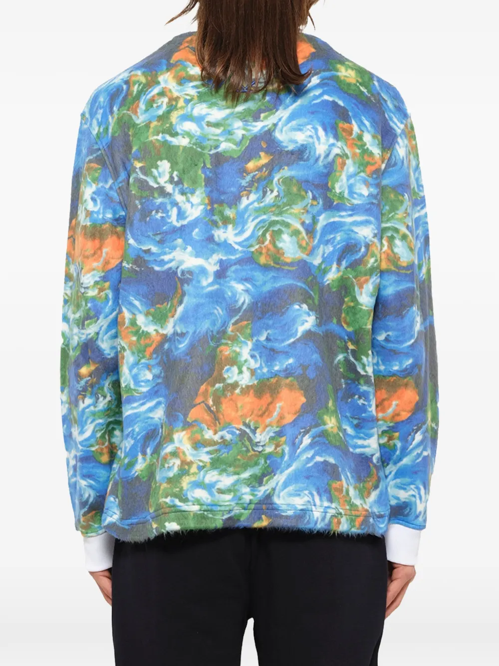 Kenzo Sweater met logoprint Blauw