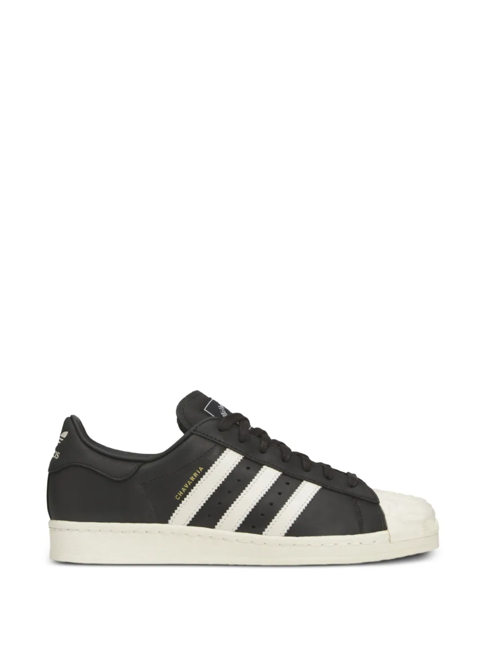 Willy Chavarria x Adidas Superstar rose-motif sneakers