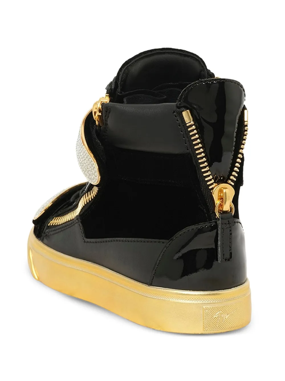 Giuseppe Zanotti Veronica crystal-embellished sneakers Blauw