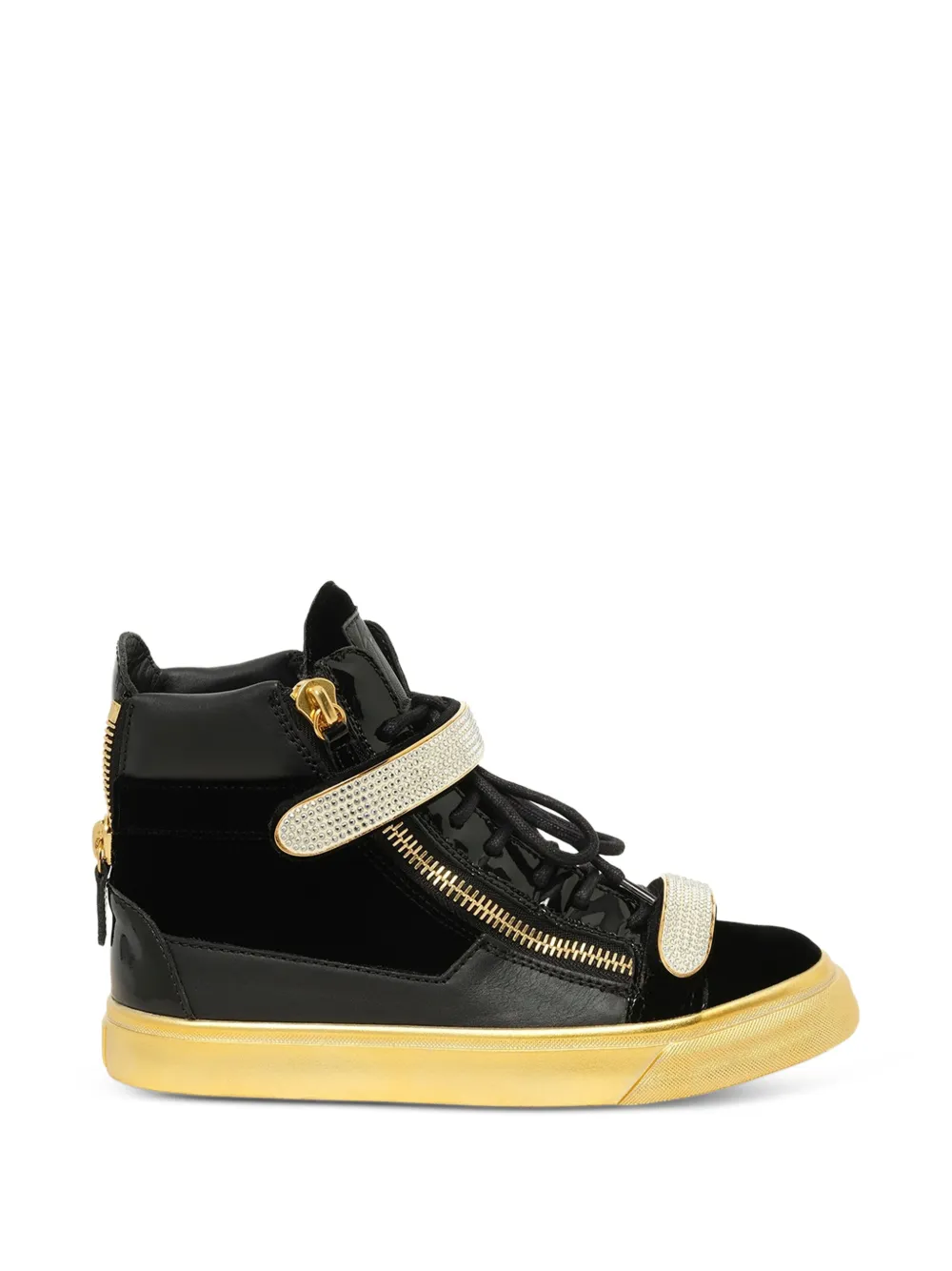 Giuseppe Zanotti Veronica crystal-embellished sneakers Blauw