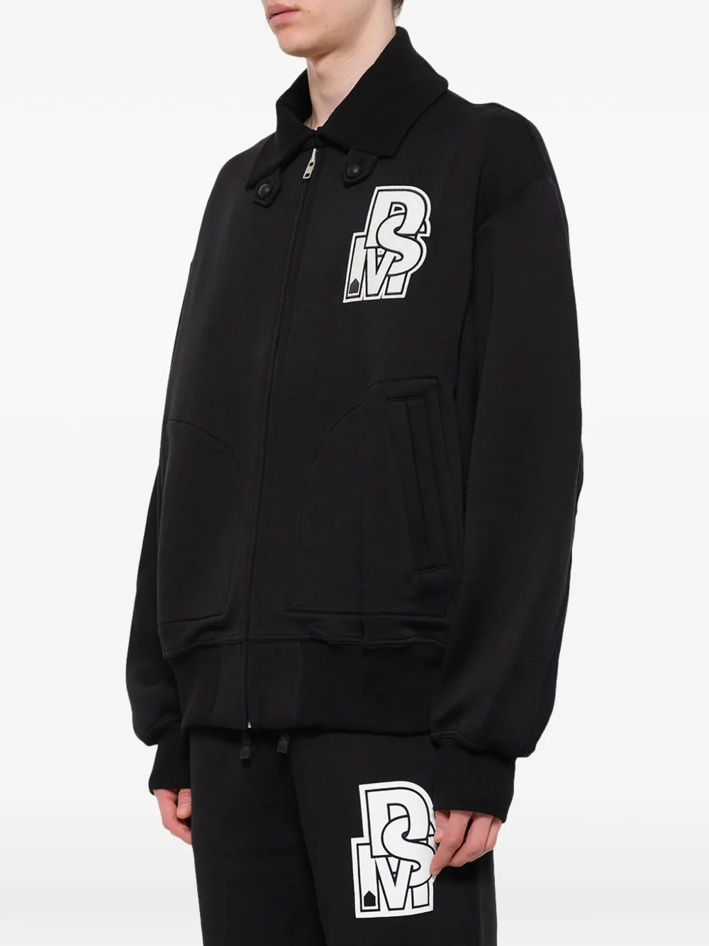 Dover Street Market Bomberjack met brede kraag Zwart