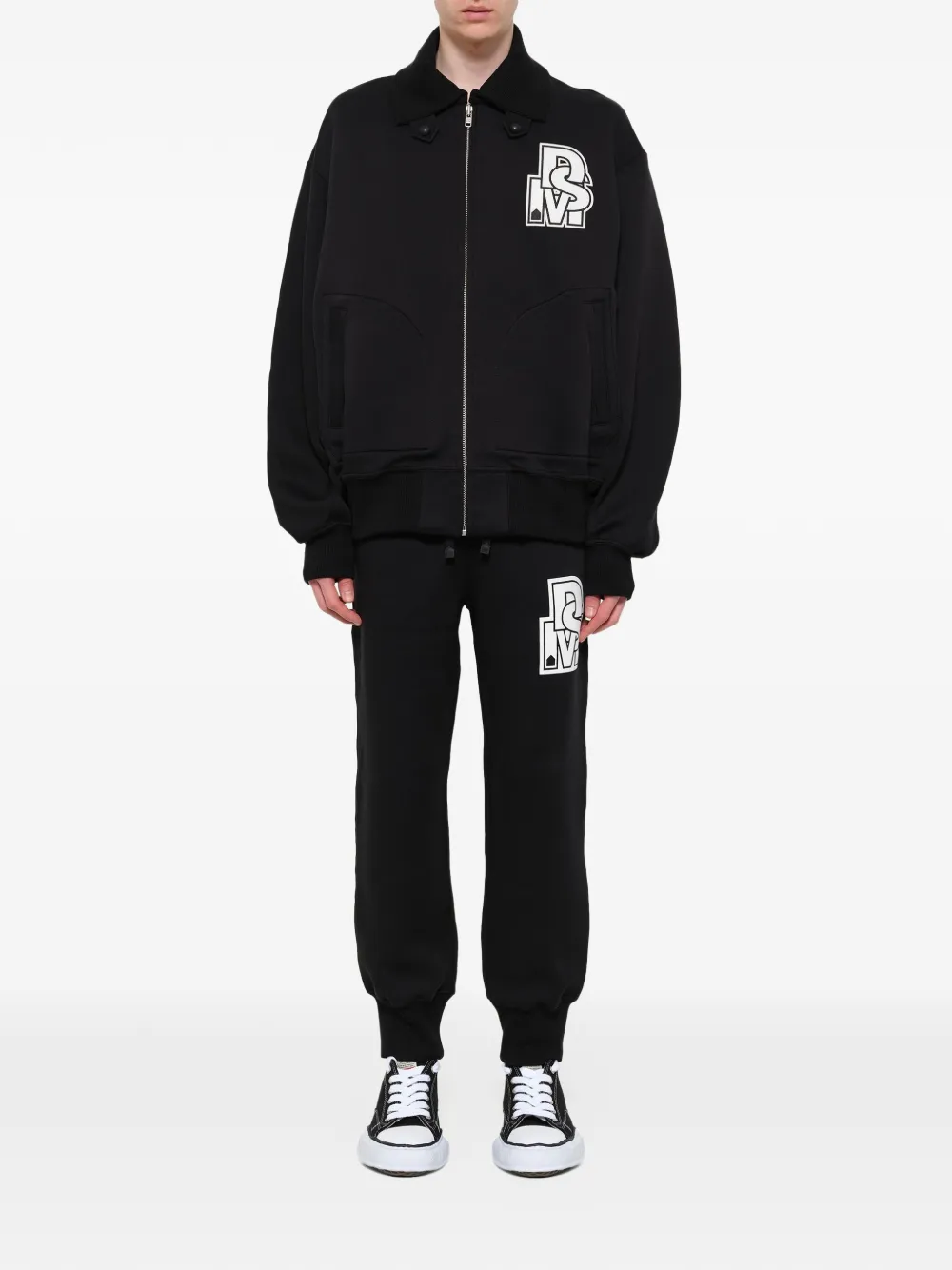 Dover Street Market Bomberjack met brede kraag Zwart