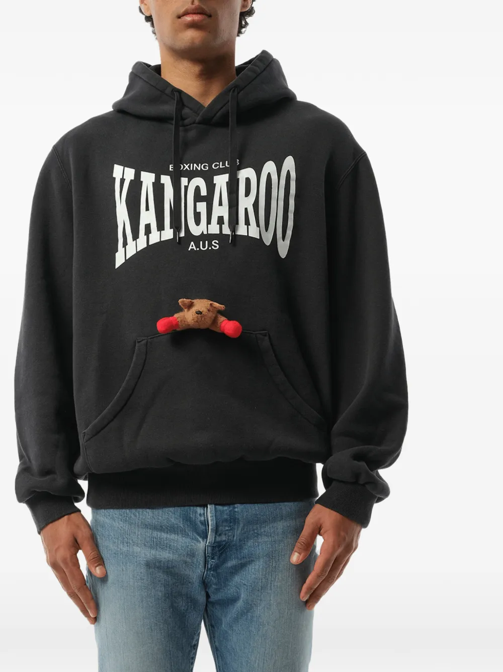 Doublet x Marais hoodie met grafische print Zwart