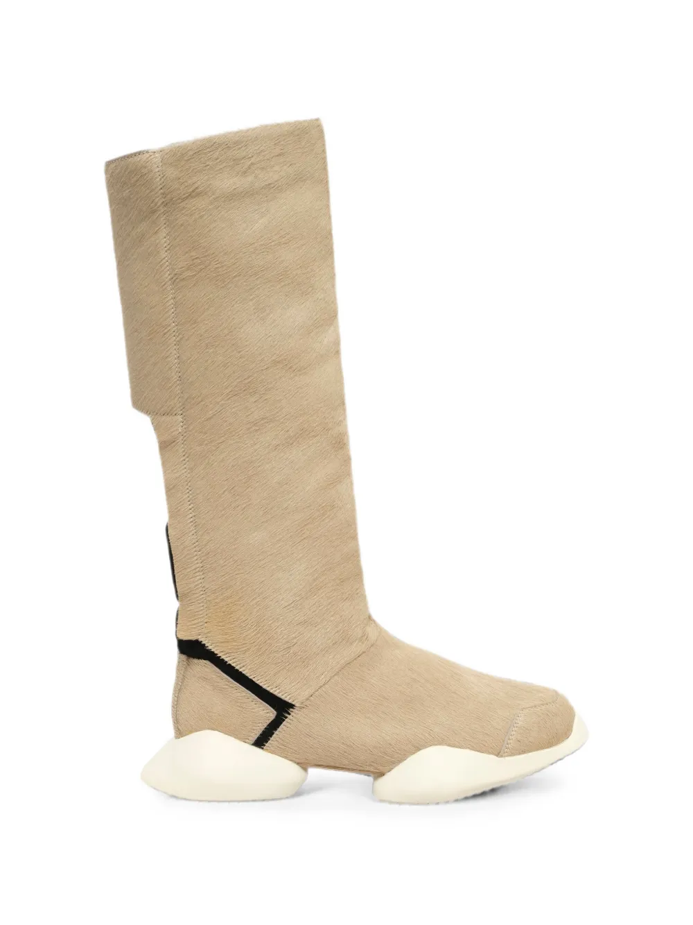 Rick Owens x Adidas stretch boots Beige