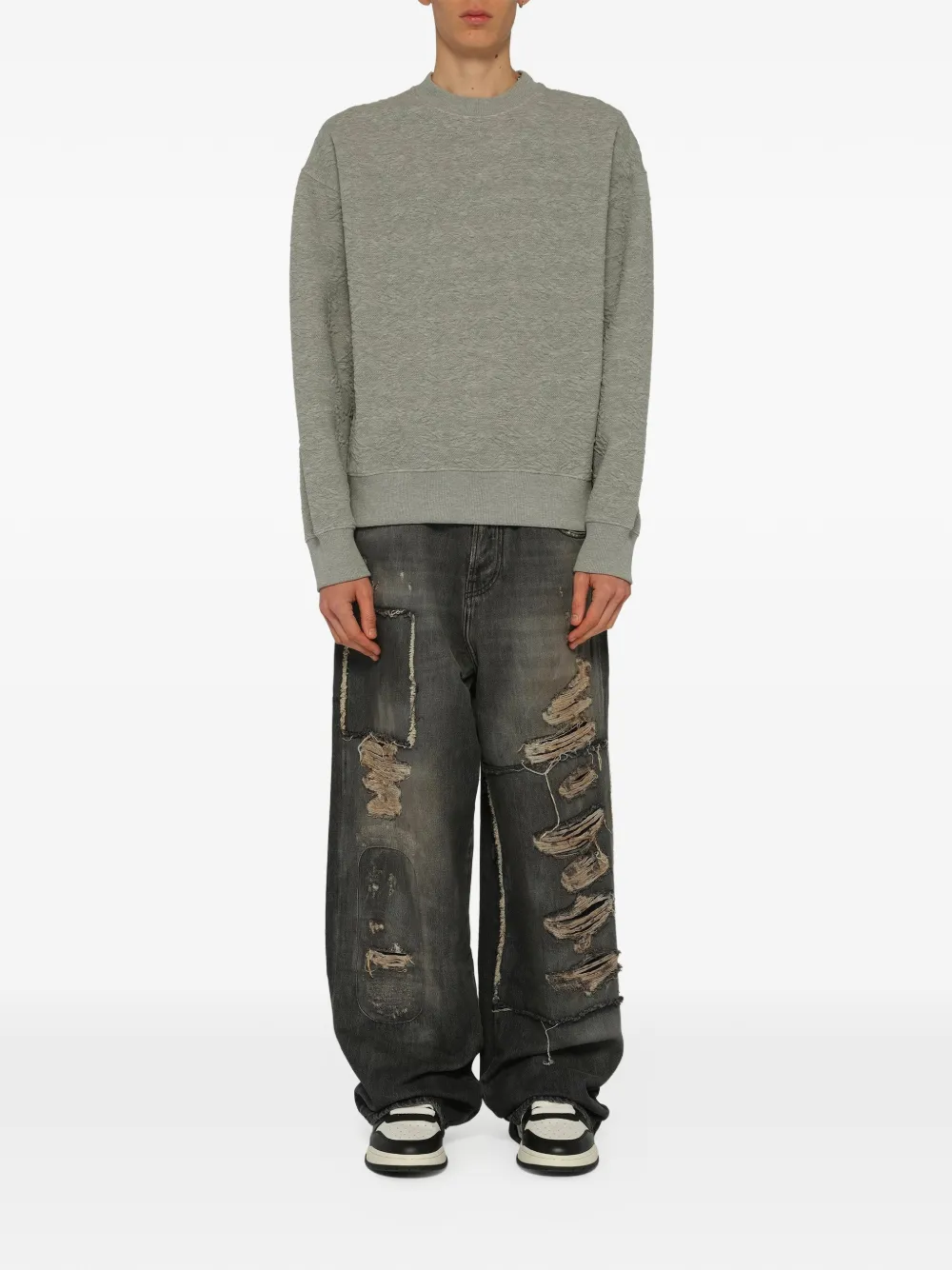  Amiri Jersey Ma Quad Oversize - Gris 