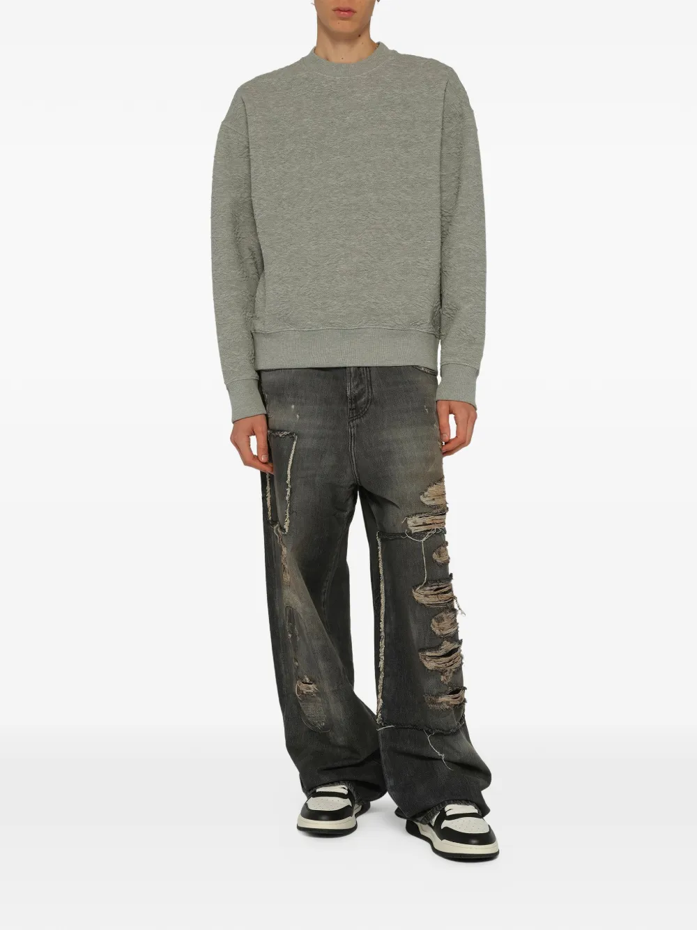  Amiri Jersey Ma Quad Oversize - Gris 