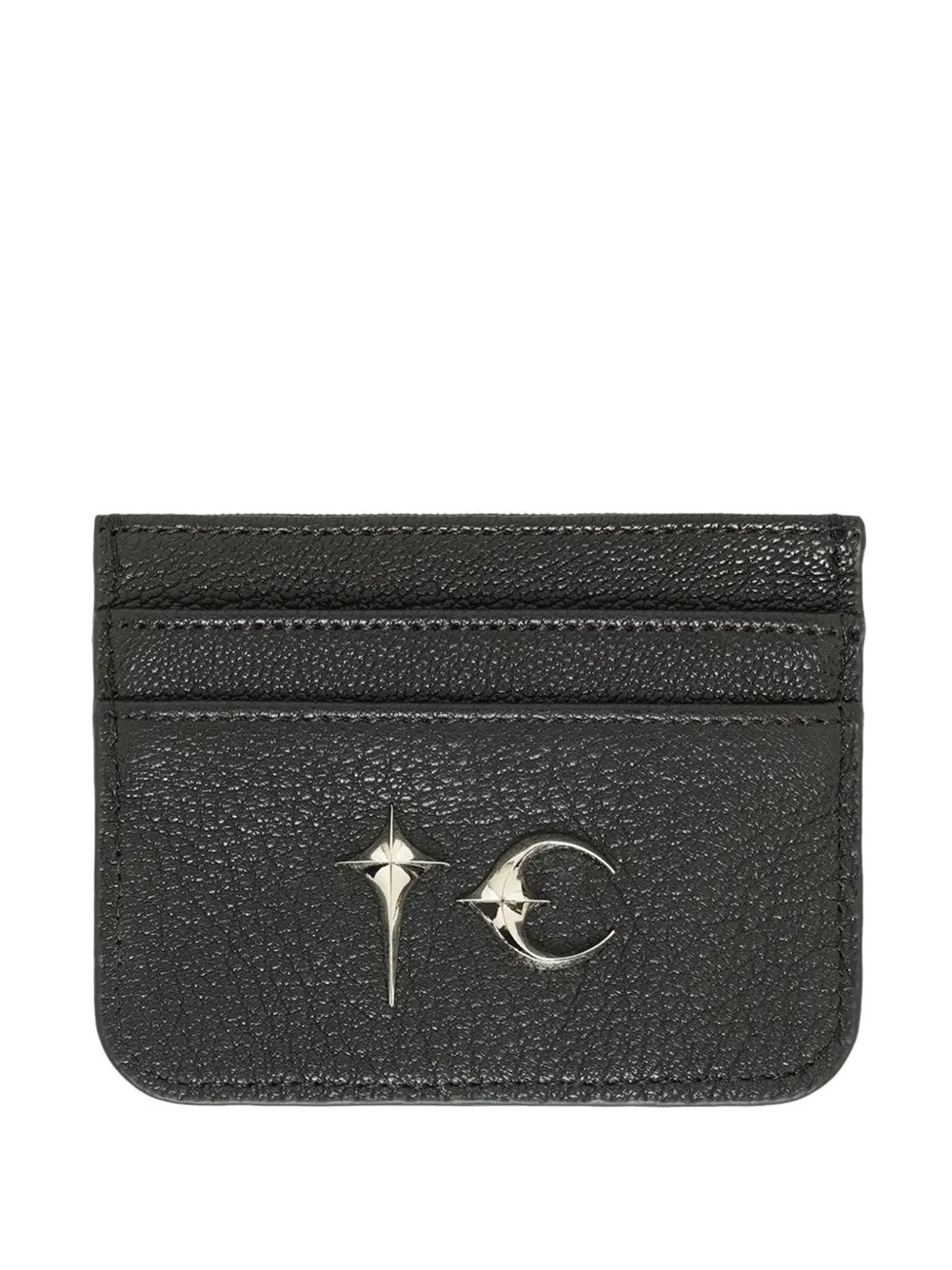 THUG CLUB TC leather card holder - Nero