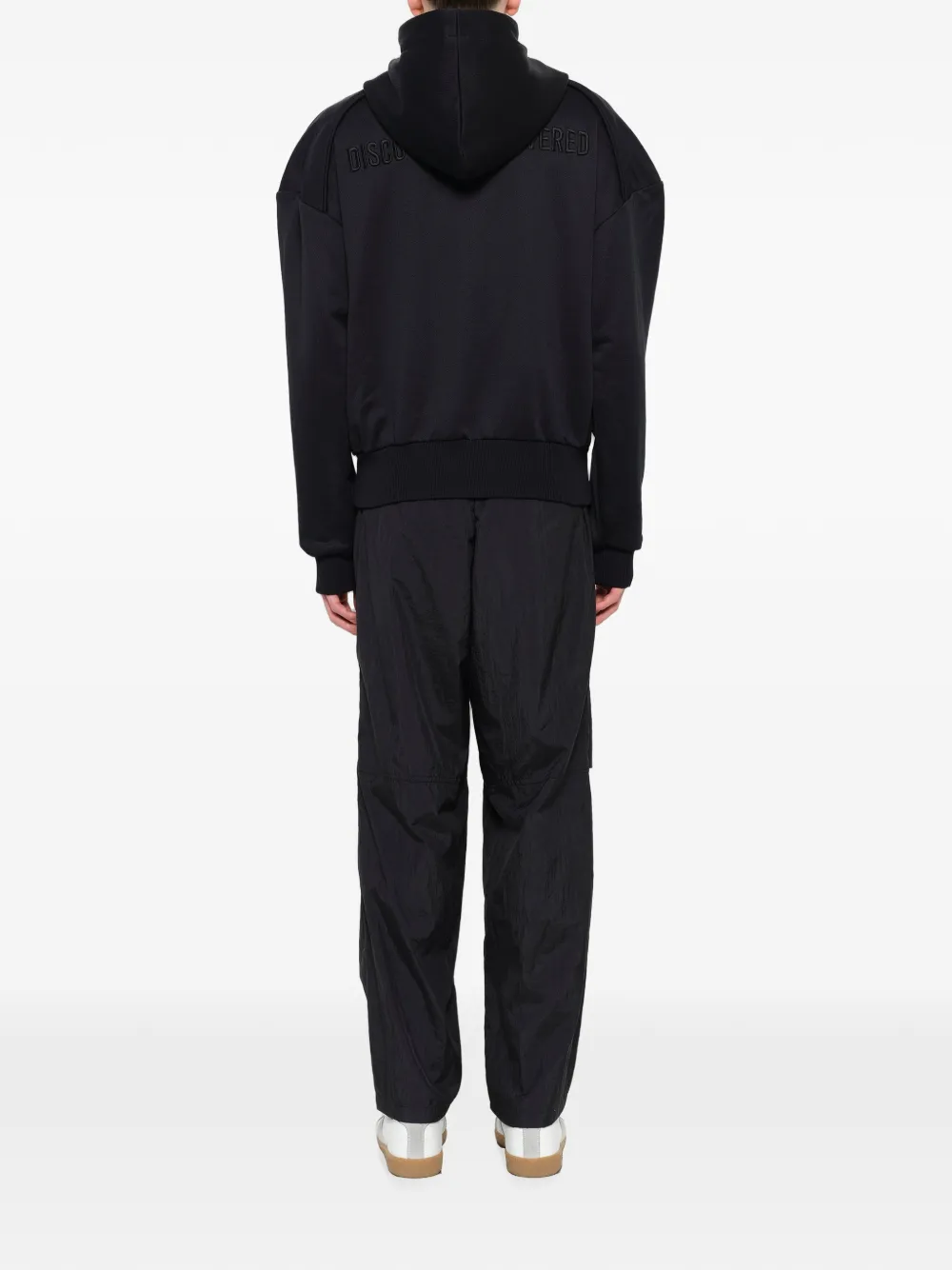 Juun.J Mood hoodie met borduurwerk Zwart
