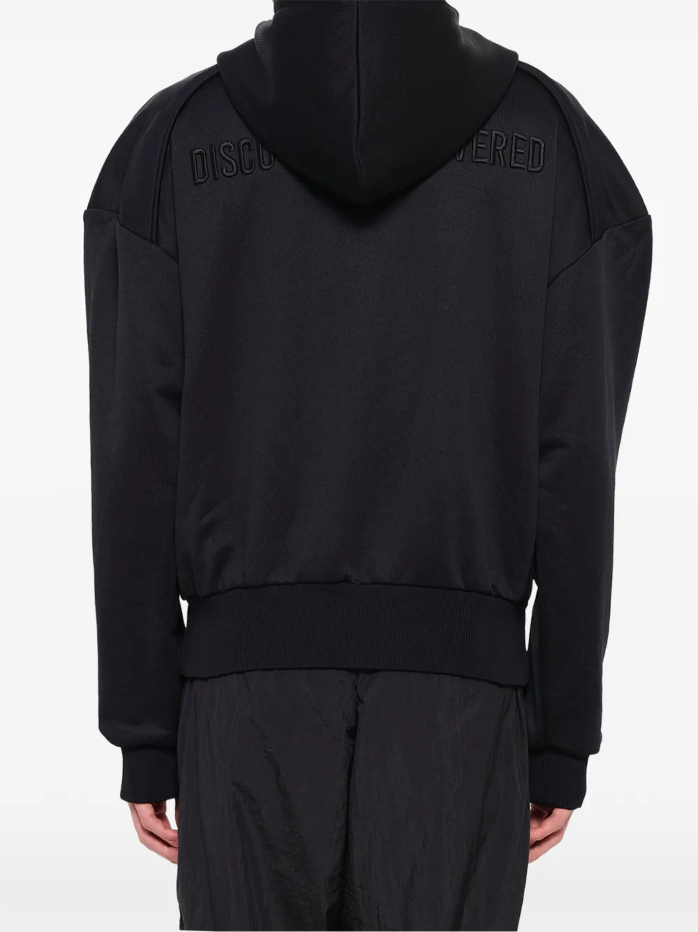 Juun.J Mood hoodie met borduurwerk Zwart