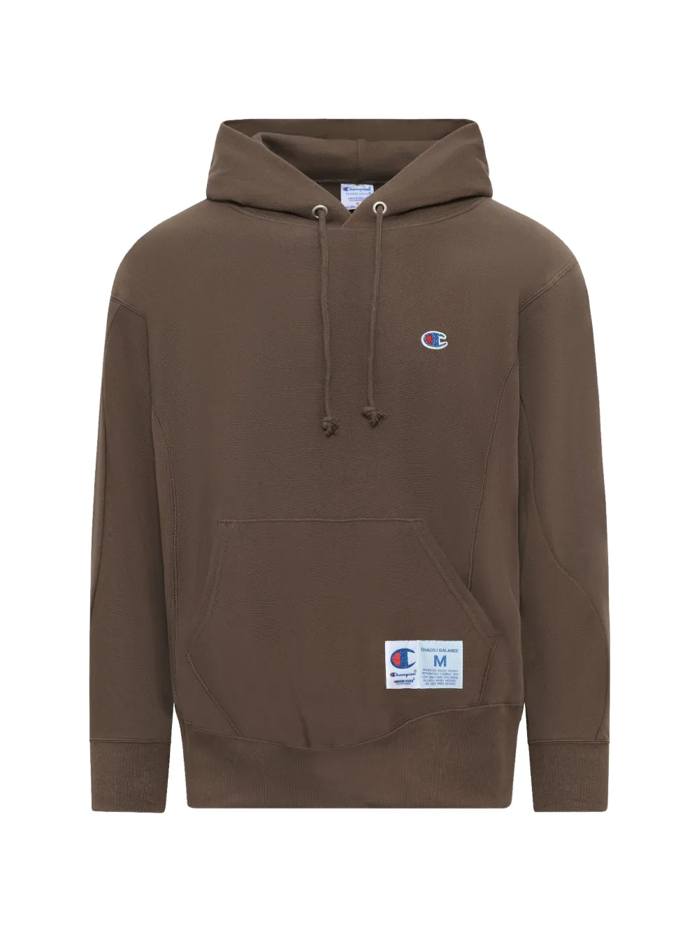 Undercover x Champion logo-detail hoodie - Grigio