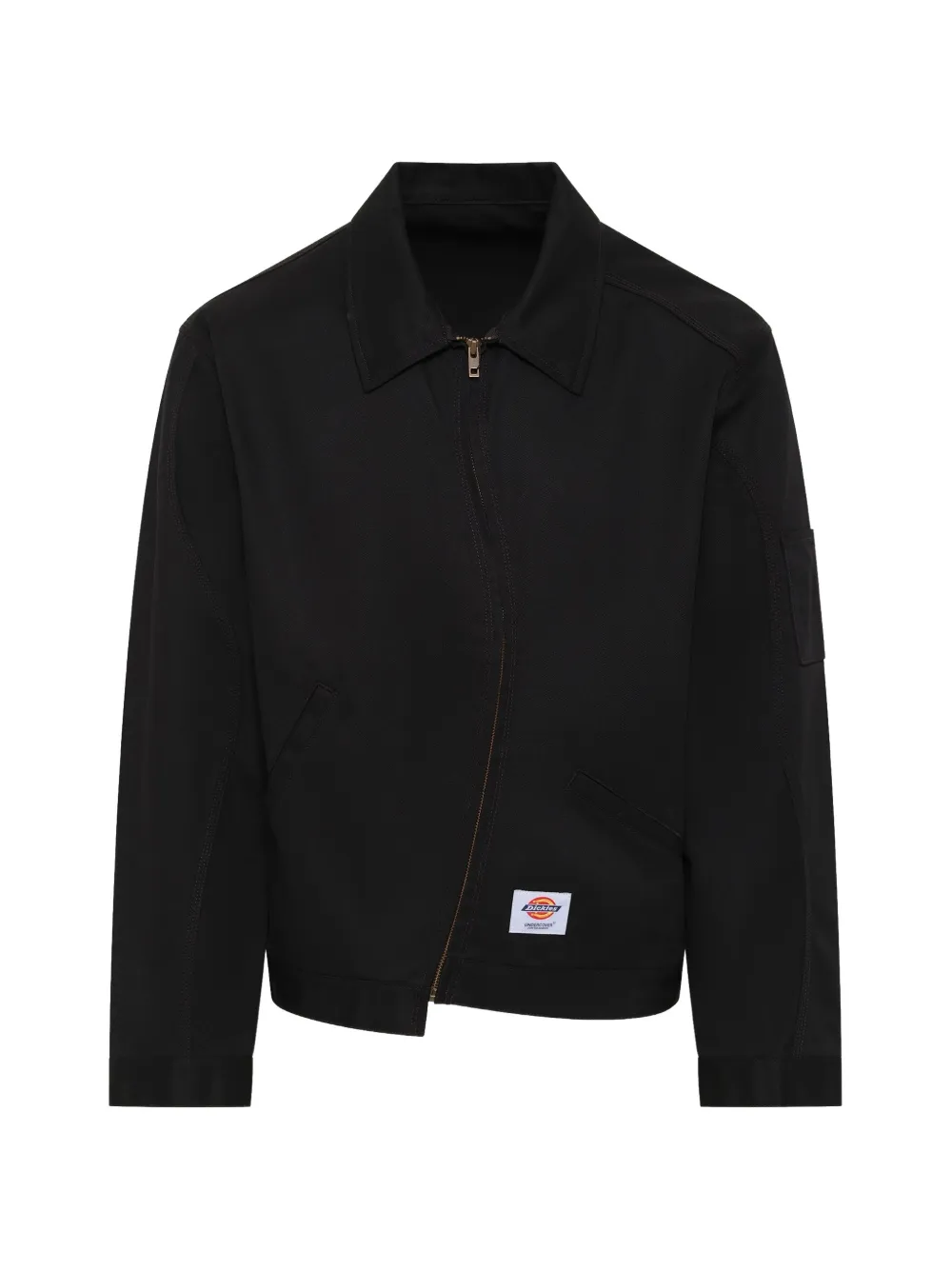 Undercover x Dickies curved-zip jacket - Nero